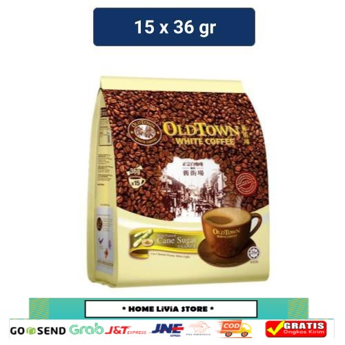 

Old Town White Coffee 3 In 1 Natural Cane Sugar 36gr x 15