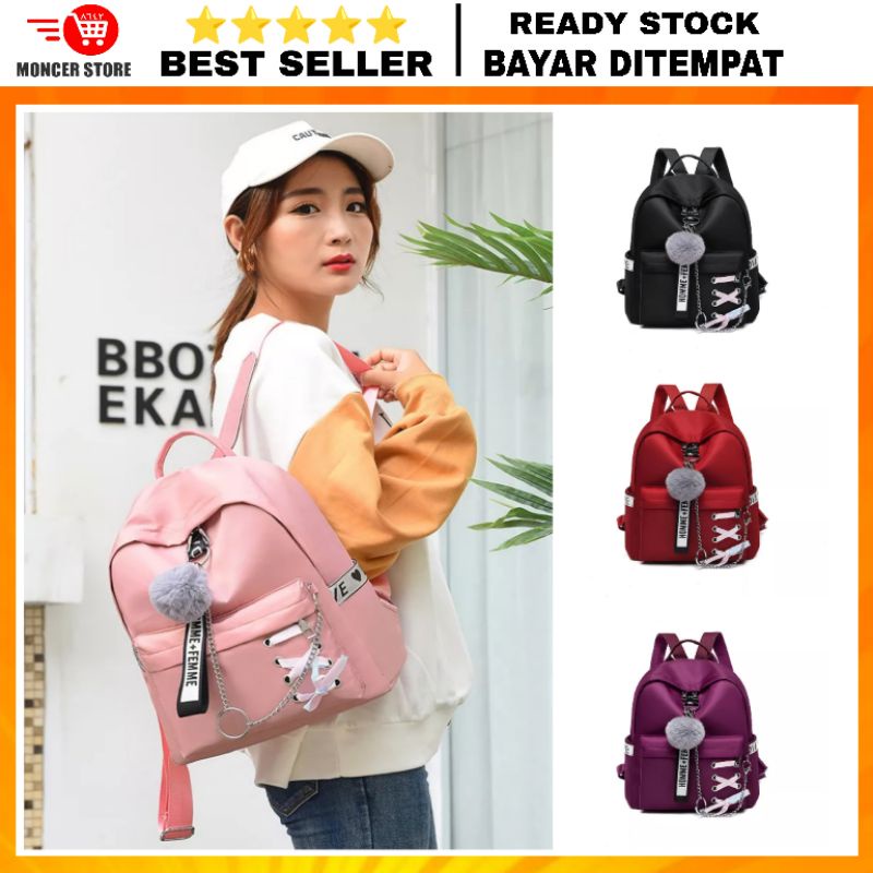 Tas Ransel Kecil Wanita Tas Punggung Wanita Tas Gendong Sekolah Wanita Remaja Backpack