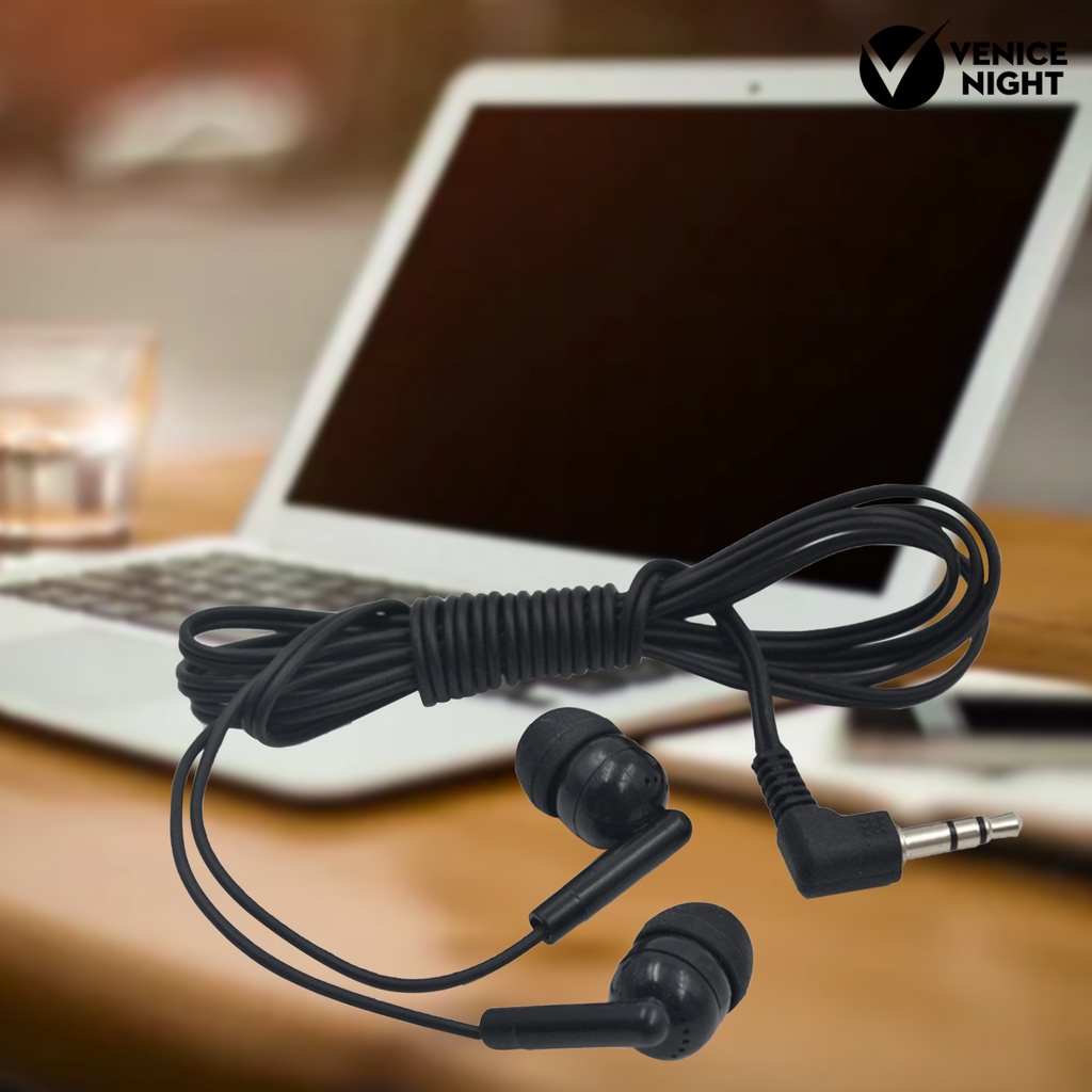 (VNEP) (Berkabel) 102 Earphone In ear Ergonomis Bahan PVC Dengan Kabel Jack 3.5mm Untuk Handphone