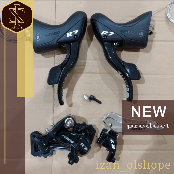 Mini Grupset Groupset Brifter RD FD LTWOO R7 10 speed Road Bike