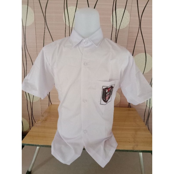 BAJU PUTIH SEKOLAH/BAJU PUTIH LENGAN PENDEK MEREK SINGAPORE/ZAIDAN/BAJU PUTIH TK PENDEK/BAJU PUTIH SD/SERAGAM SEKOLAH