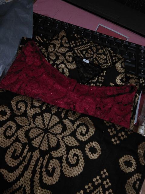 Couple Rnb Broklat Misbi Couple Batik Tunik Brukat Soegiharto