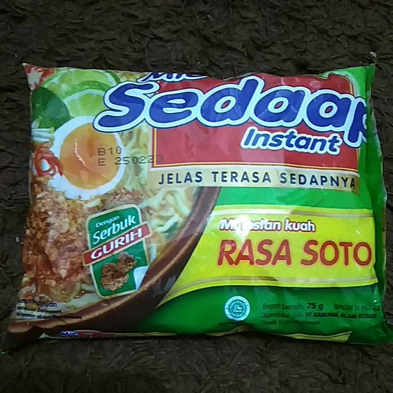 

mie sedap soto & goreng