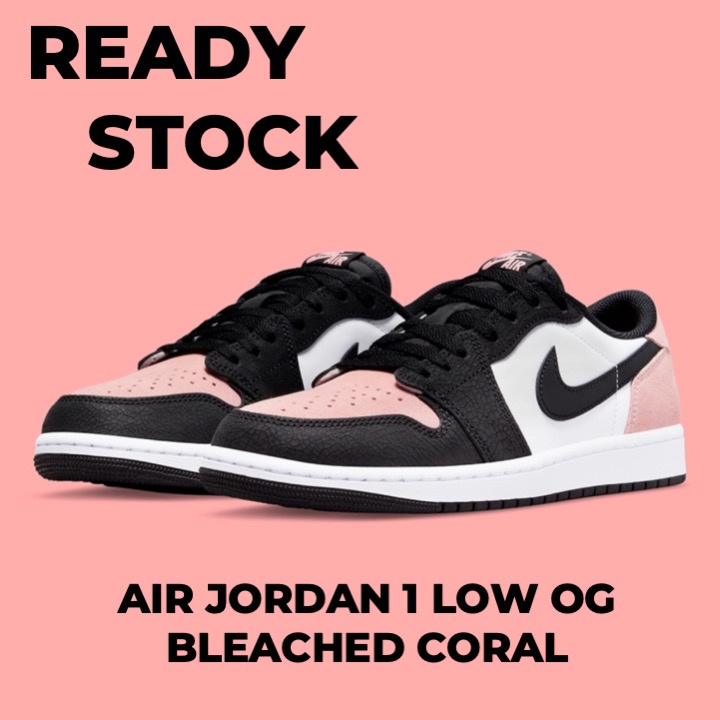 Nike Air Jordan 1 Low OG Bleached Coral