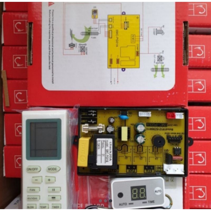 PCB PANEL MODUL AC SPLIT MULTI UNIVERSAL AC STAMEC PG01  1/2 PK 1 PK  11/2 PK - 2 PK SHARP LG PANASO