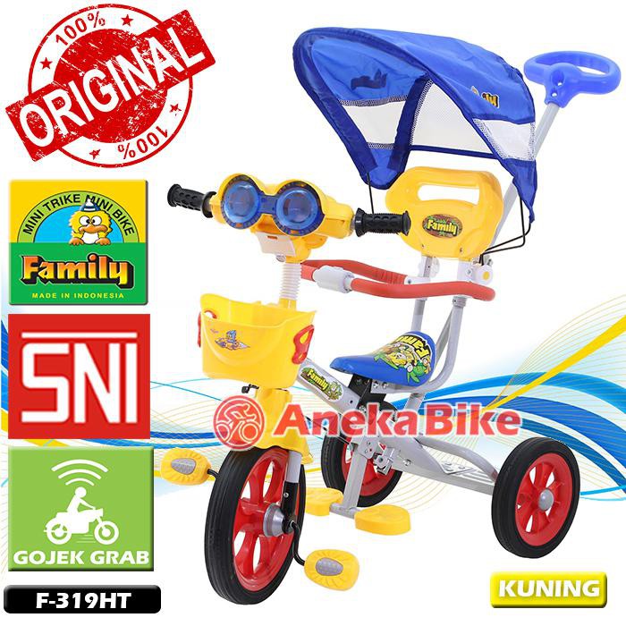SEPEDA RODA TIGA SEPEDA ANAK SEPEDA BAYI FAMILY CAPUNG F-319HT