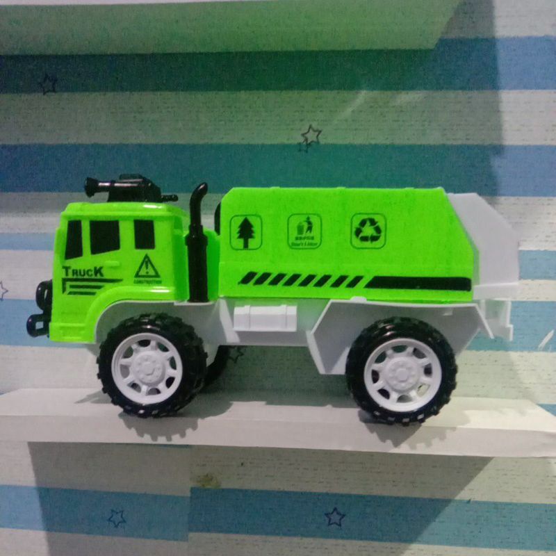 AK 08 MAINAN TRUK BOX SAMPAH OPP / mainan anak edukasi mobil truk box sampah