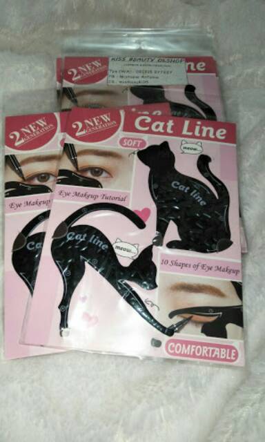 CATLINE CETAKAN 2 in 1 EYELINER DAN EYESHADOW CAT LINE - CETAKAN EYELINER DAN EYESHADOW