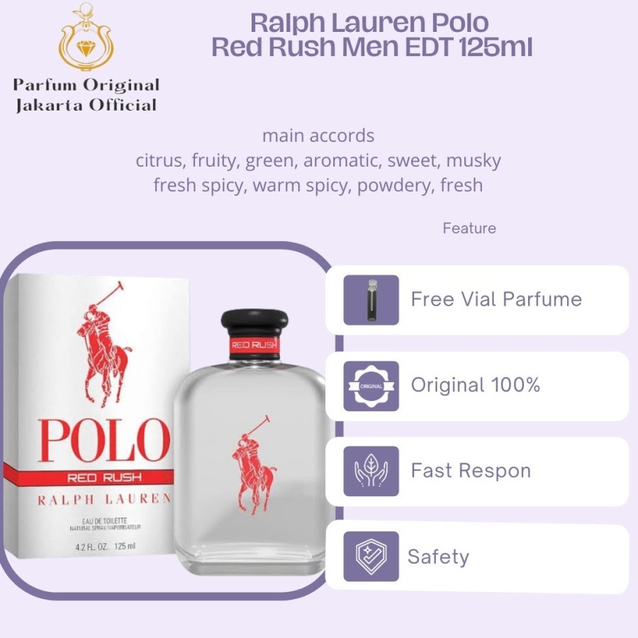 Parfum Parfume Perfume Asli Perawatan Kecantikan Original Import Branded Pria Laki Laki Cowok Ralph 