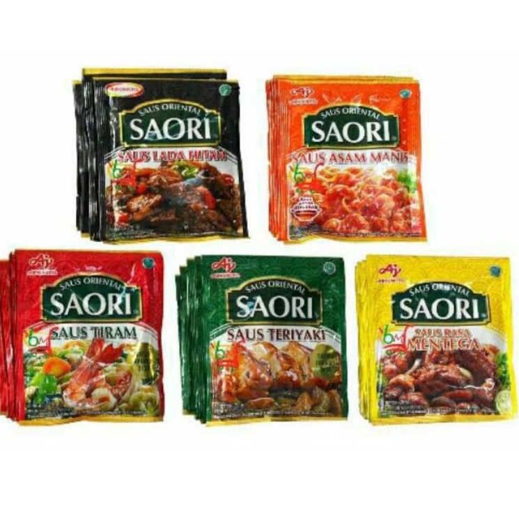 

Saori Saus Tiram Teriyaki Asam Manis Sachet