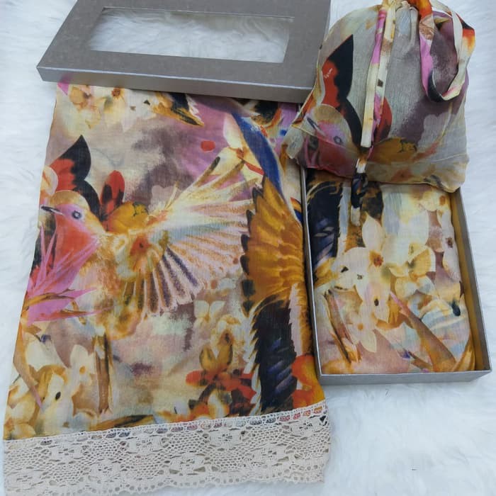 Mukena Katun Silky Premium Senada Motif Bunga Cantik (4) Berkualitas
