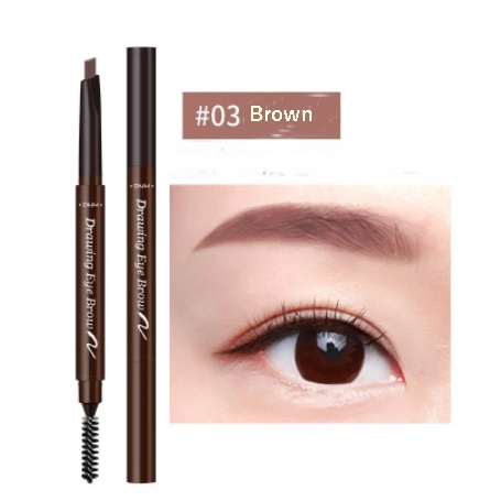 DNM Eyebrow Brow Definer Pensil Alis Waterproof Longlasting Tahan Lama