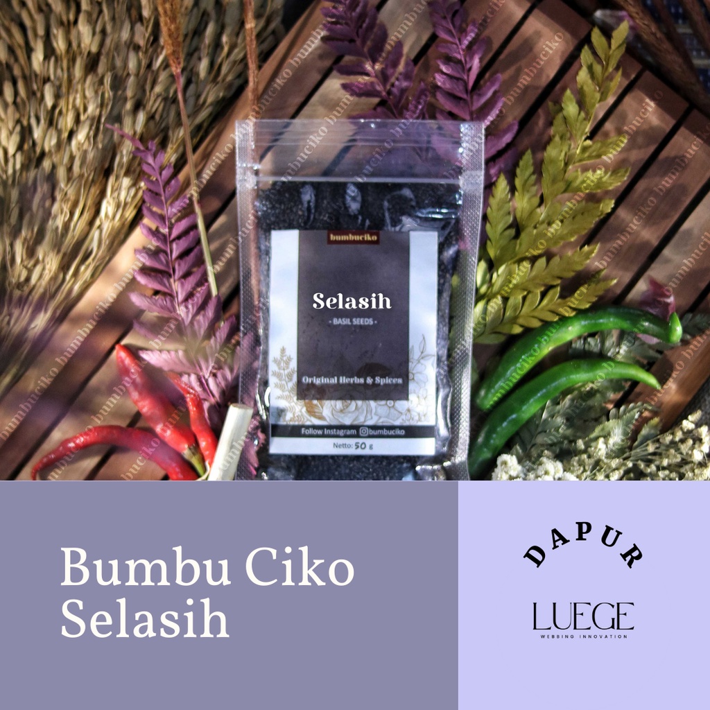 

Bumbu Selasih Premium | Basil | Dapur Luege BumbuCiko