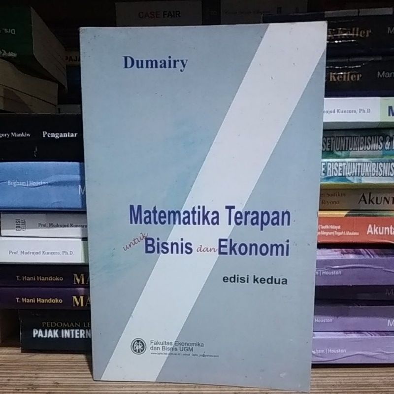 

Matematika Terapan Untuk Bisnis dan Ekonomi