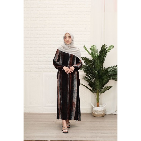 Gamis Rayon Viscose Premium simple elegan Gamis Lebaran Gamis syari Dress