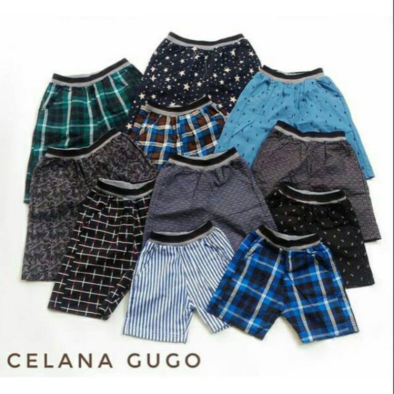 CELANA PENDEK anak laki laki gugo 1-16 tahun premium / setelan anak cowok gugo kids motif broklyn