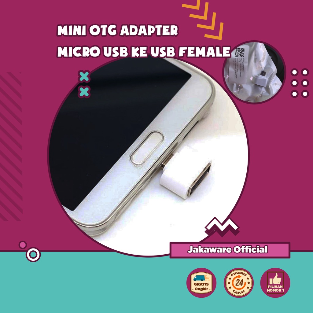 MINI OTG ADAPTER MICRO USB KE USB FEMALE SMARTPHONE PORT MIKRO KEYBOARD EXTERNAL MOUSE ADAPTOR CONVE