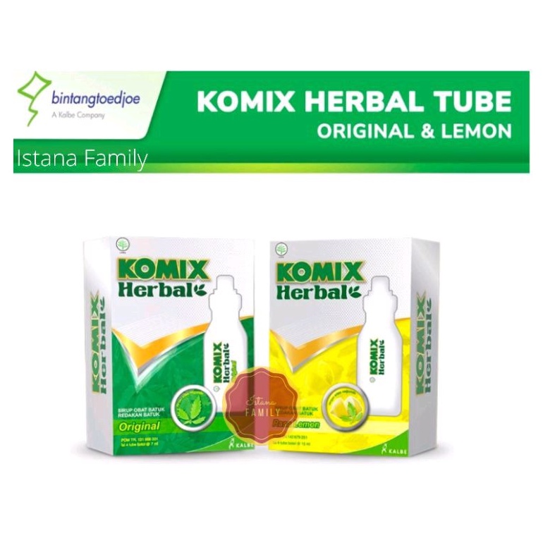 Komix Herbal Tube 15ml isi 4 pcs