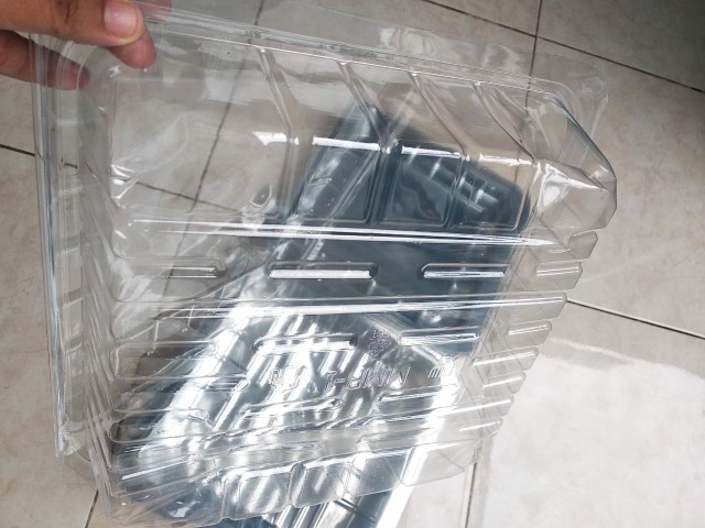 Plastik Mika Uk Jumbo (1p) Minimal Harus Beli 25/50 Pcs Kotak Box Mika Plastik /mika Kue Bolu Lapis