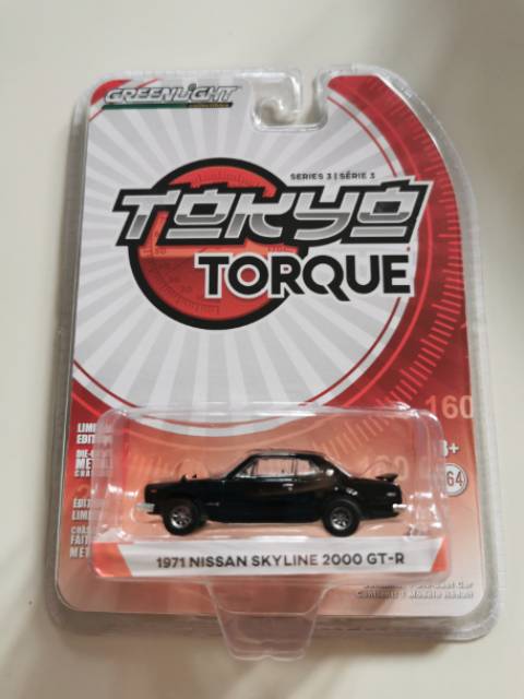 Greenlight Tokyo Torque series Datsun Bre skyline hakosuka hako r34 green light