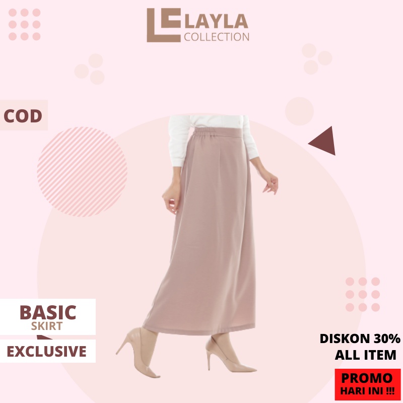 LC33 Bawahan Celana Celna Clana Wanita Rok Skirt Kekinian Celana Korean Style Murah Kekinian Jumbo B