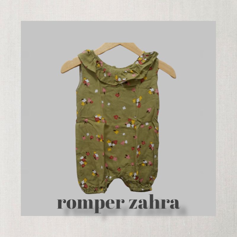 BAJU ROMPER BAYI ZAHRA USIA 3-15 BULAN