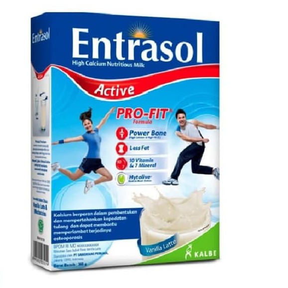 

ENTRASOL ACTIVE VANILLA VANILA LATTE BOX 360G 360 G