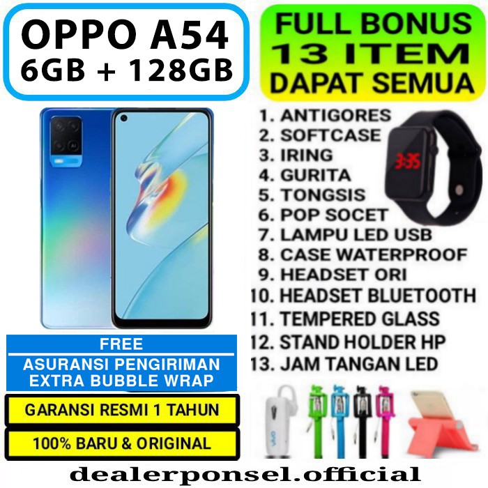 OPPO A54 6/128GB 6GB 128GB & A 54 4/128 GB RAM 4GB ROM