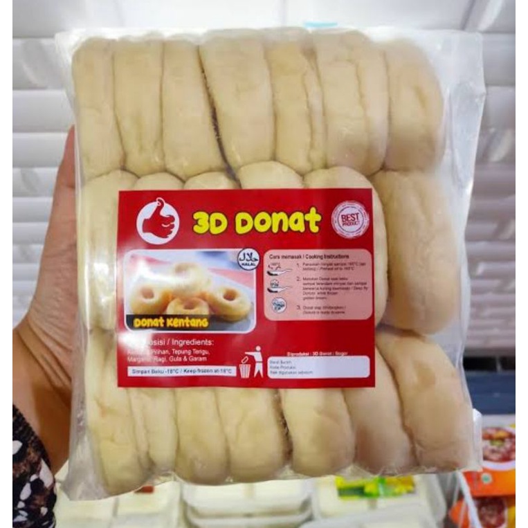 

Donat kentang 3 D isi 21pcs premium