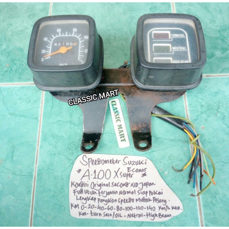 SPEEDOMETER SUZUKI A100 ECONOS XSUPER TS100 TS 100 ORIGINAL