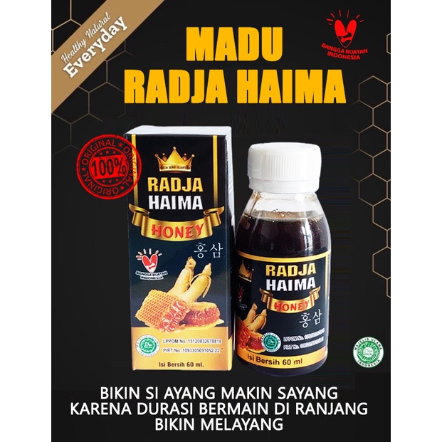 MADU RADJA HAIMA OBAT HERBAL IMPOTENSI & EJAKULASI DINI OBAT KUAT TAHAN LAMA AMPUH PERMANEN 100% ALA