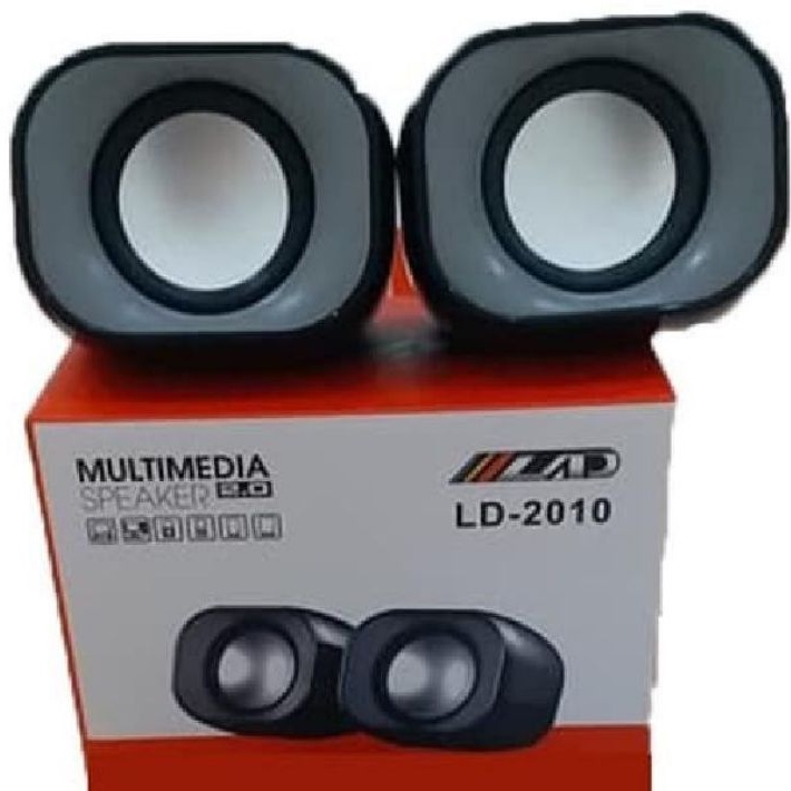 Multimedia speaker 2.0 LAD LD-2010 komputer laptop usb powered 3.5 mm volume kontrol