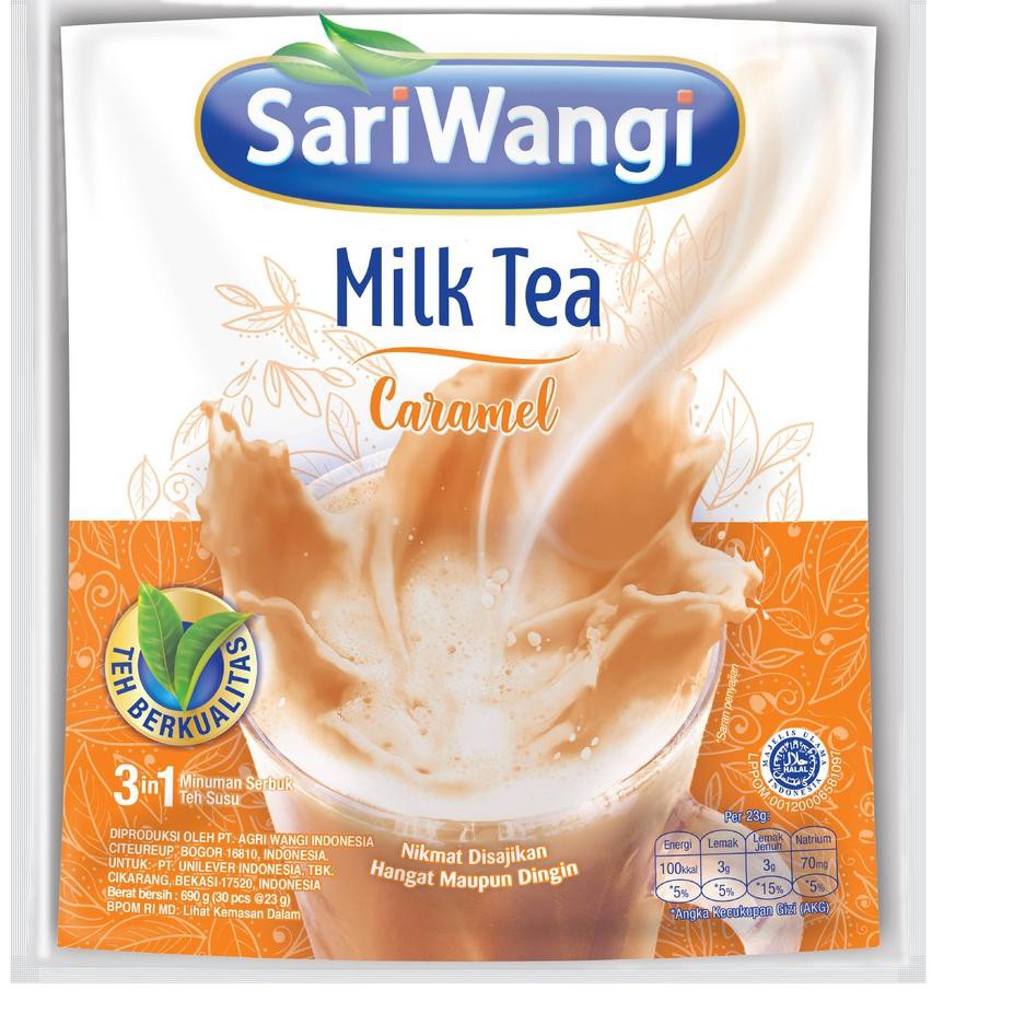 

(kode-764) Sariwangi Milk Tea Caramel 23G X 30 ,.