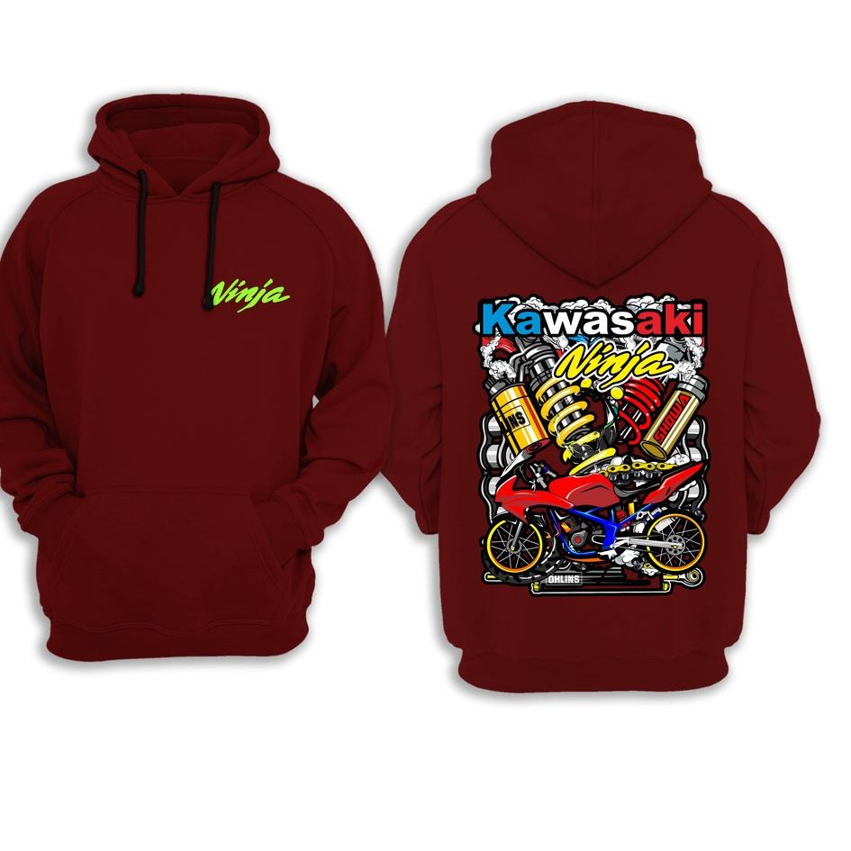 [9] JAKET SWEATER HOODIE NINJA RR / HOODIE KAWASAKI NINJA RR THAILOOK /HOODIE SUNMORI KAWASAKI NINJA