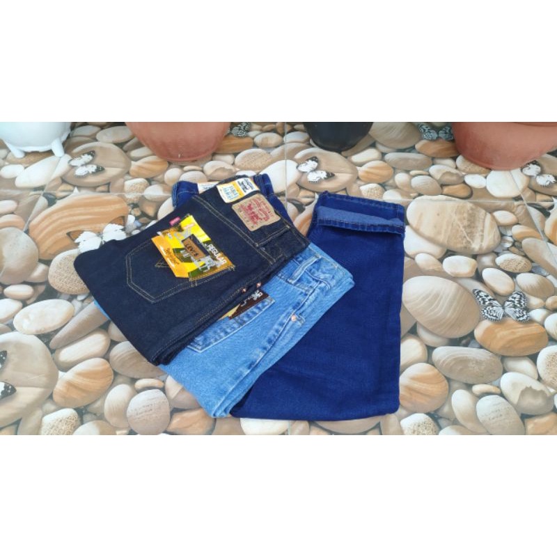CELANA JEANS PRIA STANDAR REGULER (COD/BAYAR DITEMPAT)