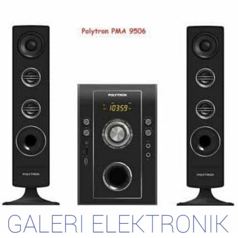 Speaker polytron pma 9506/9526karaoke,mic, usb,bluetooth,sd card,remote,aux