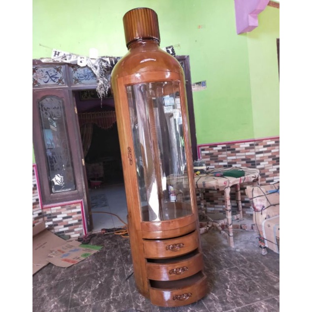 lemari hias botol lemari hias murah lemari hias jepara