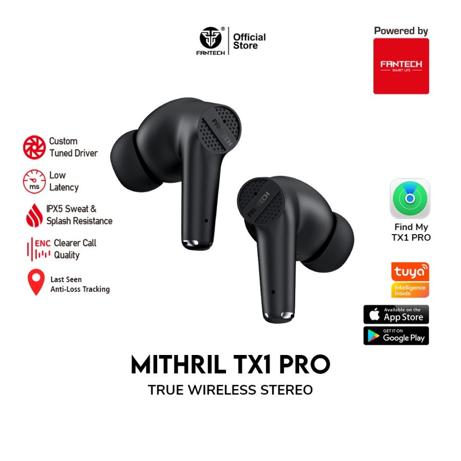 Fantech TWS MITHRIL TX1 PRO Gaming Mode Low Latency Earphone TX1-PRO