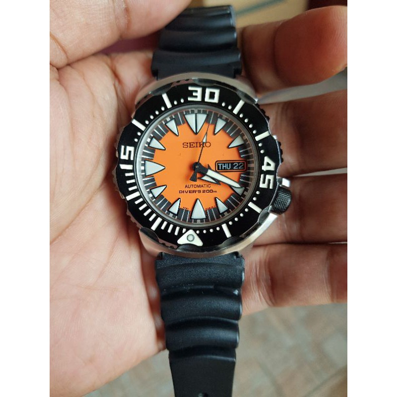 seiko monster orange gen2 original