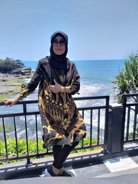 [real Pict&ori] Wou Batik Couple Salwa (tunik) Size Tersedia Batik Couple Batik Kekinian - Kn090