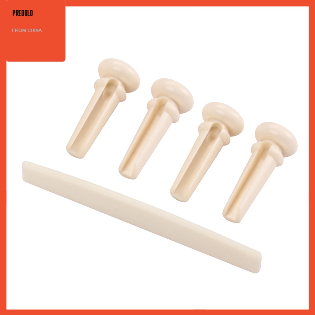 4 Pcs Bridge Pins Saddle Pengganti Untuk Gitar Bass Akustik