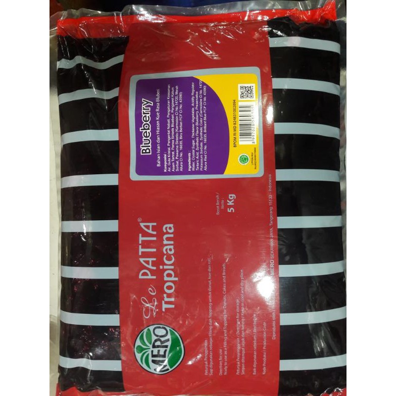 

selai bluberry strawberry le patta 250 gram