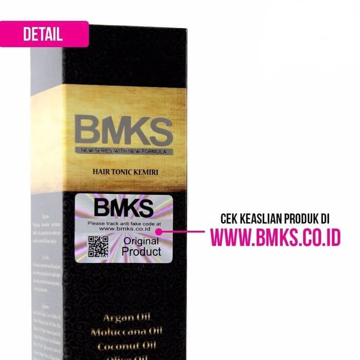 BMKS Hair Tonic Kemiri Original BPOM Menumbuhkan Menyuburkan Rambut