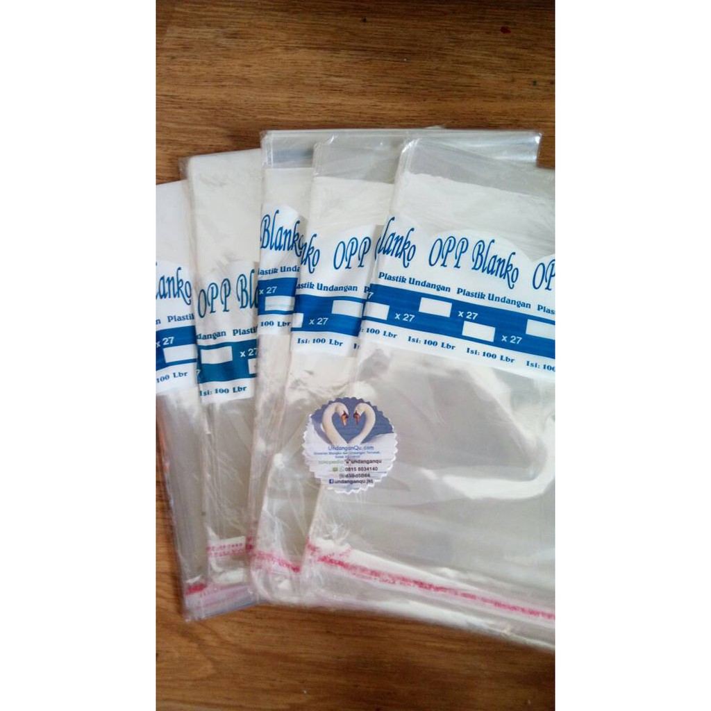 

Order Langsung Plastik OPP (20,5 x 27cm ) Murah