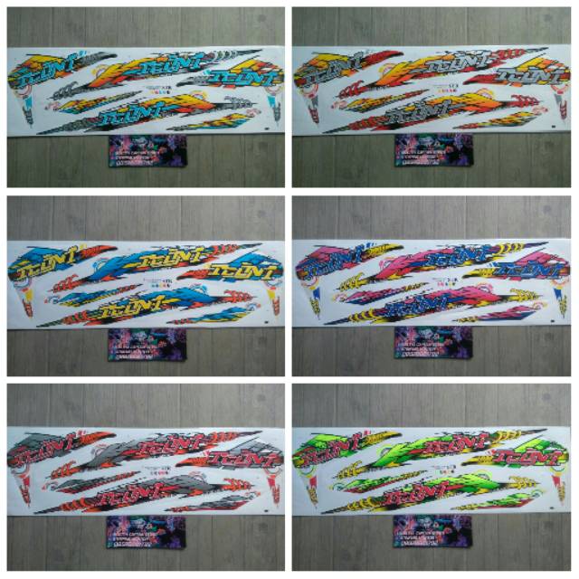 Lis Striping Sticker New Beat Fi Esp 2018 Transparan