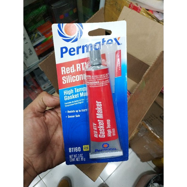 

Permatex red RTV Silicone Gasket maker - Permatex merah