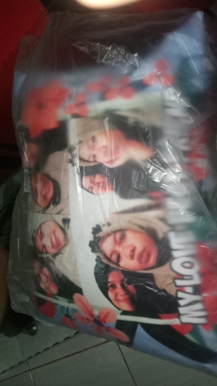Bantal Custom Design Foto Cetak 2 Sisi