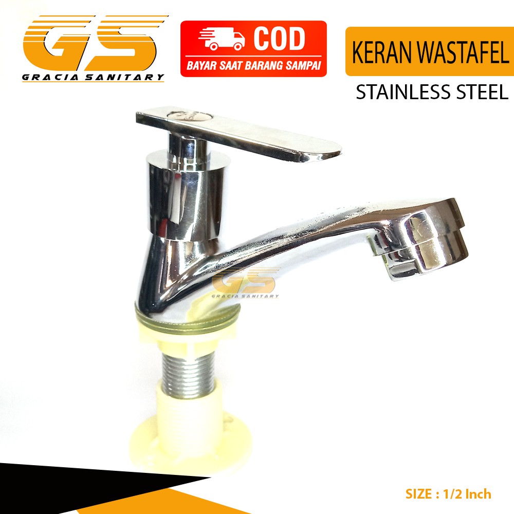 Kran Wastafel Keran Air Washtafel Handle Engkol Murah