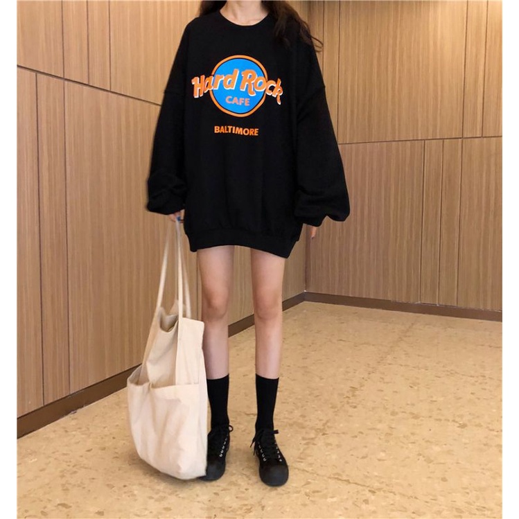 S - XXXXXL(6XL) Sweater Street Style OVERSIZE Crewneck Korean Jaket Fleece Ulzzang Unisex Jumbo Atasan Wanita Pria BIGSIZE 6XL 5XL 4XL 3XL 2XL XL L M S