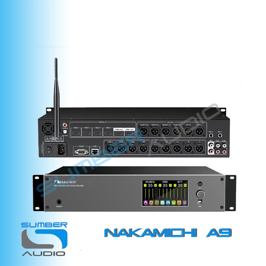 Nakamichi A9 A 9 Processor Amplifier Dolby Atmos Home Theater Karaoke